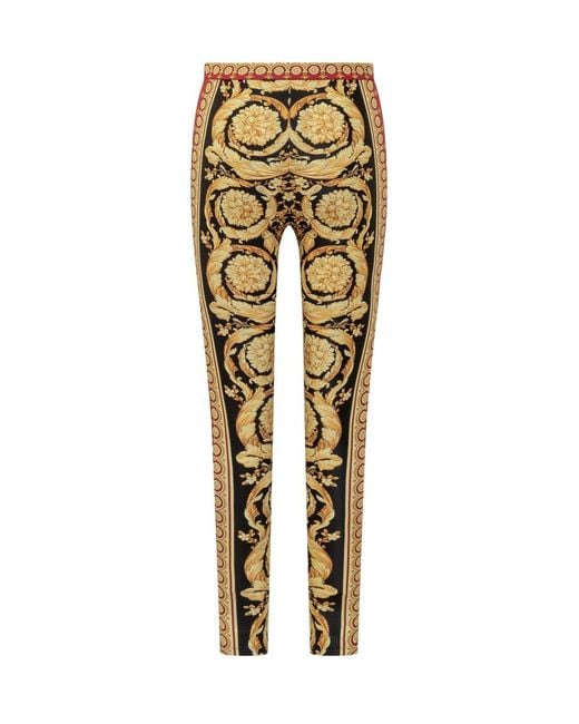 Versace Metallic Leggings