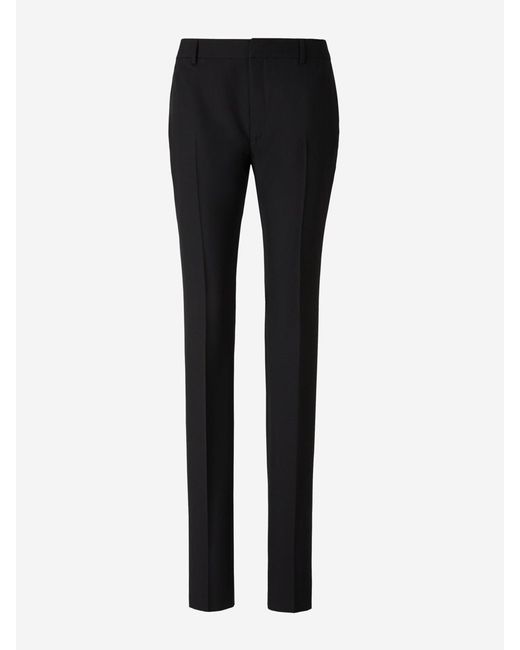 Saint Laurent Black Wool Dress Pants