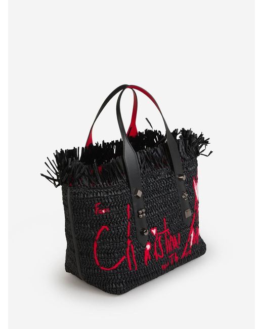 Christian Louboutin Black Frangibus M Tote Bag