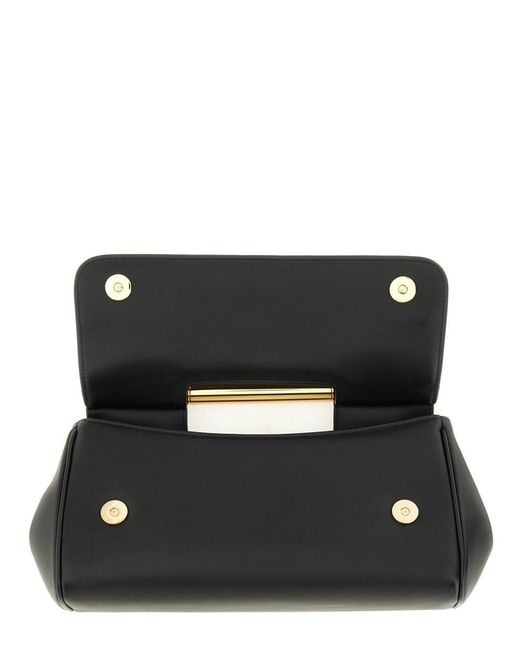 Dolce & Gabbana Black Chic Medium Handbag Clutch