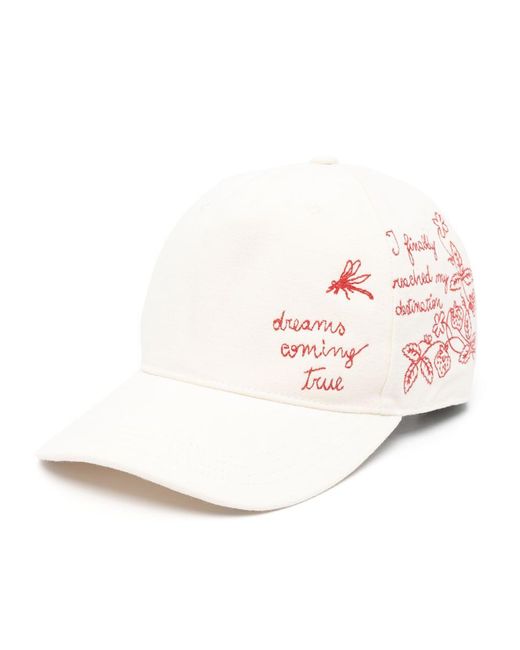 Golden Goose Deluxe Brand Pink Journey Baseball Hat Accessories for men