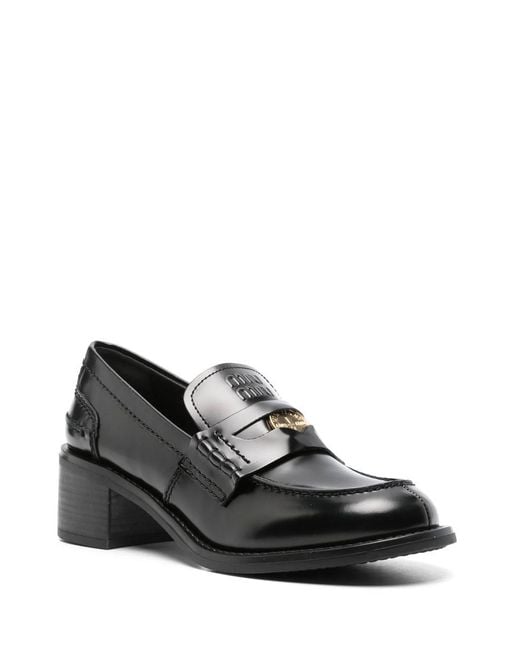 Miu Miu Black Flat Shoes