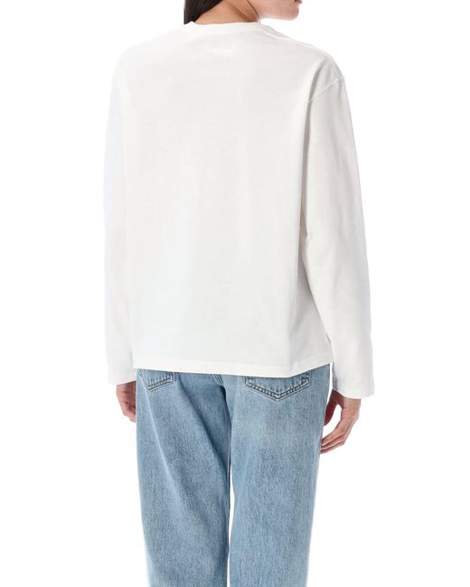 Polo Ralph Lauren White Cotton Jersey Long-Sleeve T-Shirt