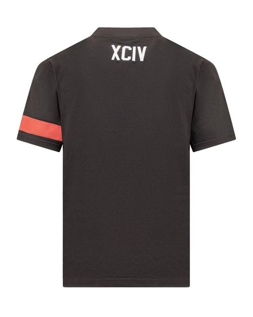 Gcds Black T-shirt With Logo for men