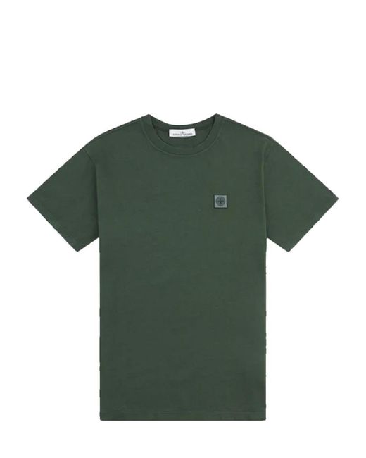 Stone Island Green T-Shirts And Polos for men