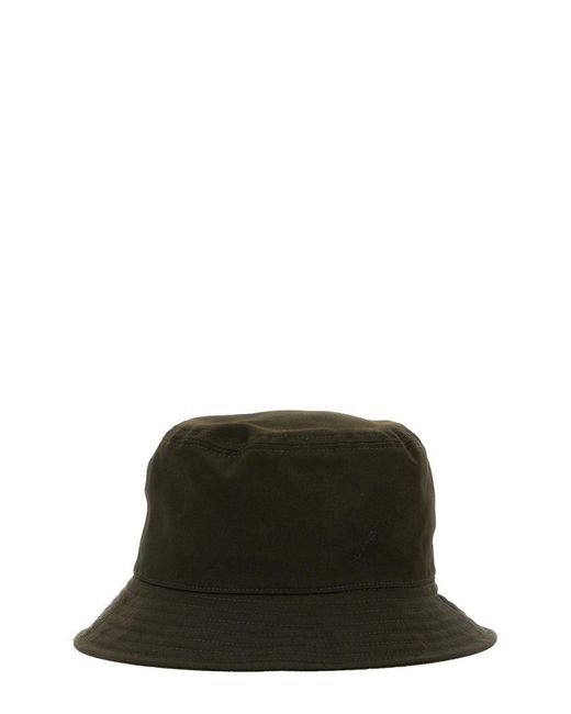 Vivienne Westwood Green Bucket Hat With Logo Embroidery