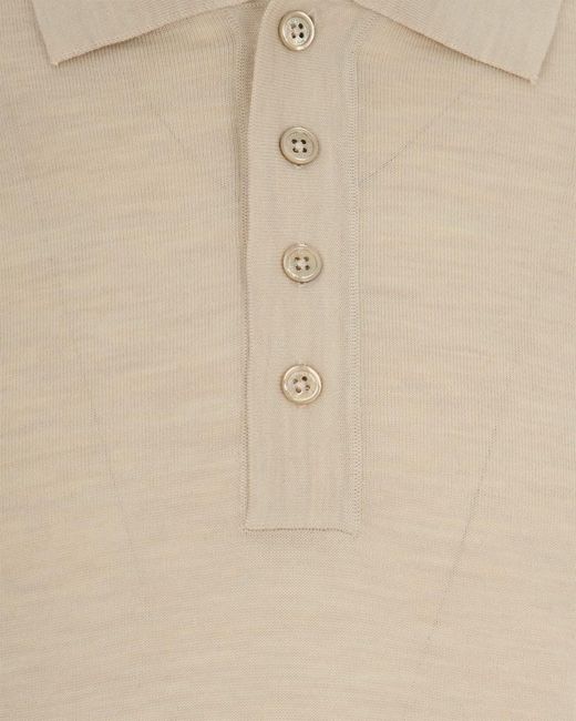 Paolo Pecora Natural Polo Shirt for men