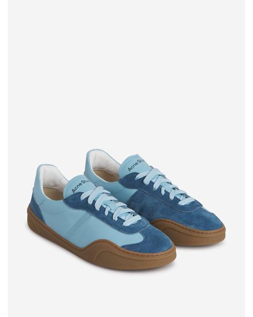 Acne Blue Sneakers Bars M for men