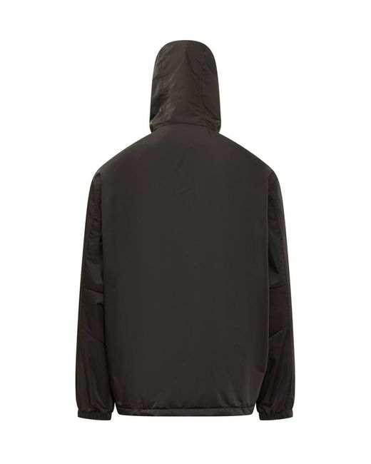 Givenchy Black Windbreaker Jacket In Technical Fabric for men