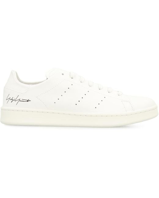 Y-3 White Y-3 Stan Smith Low-Top Sneakers for men