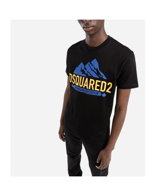 DSquared² T-shirts And Polos Black for Men | Lyst