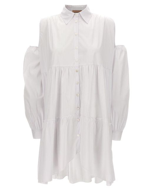 Le twins White 'Fara' Dress