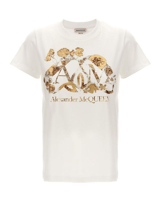 Alexander McQueen White Cut And Sew T-shirt