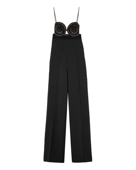 Stella McCartney Black Wide-leg Pants Jumpsuit