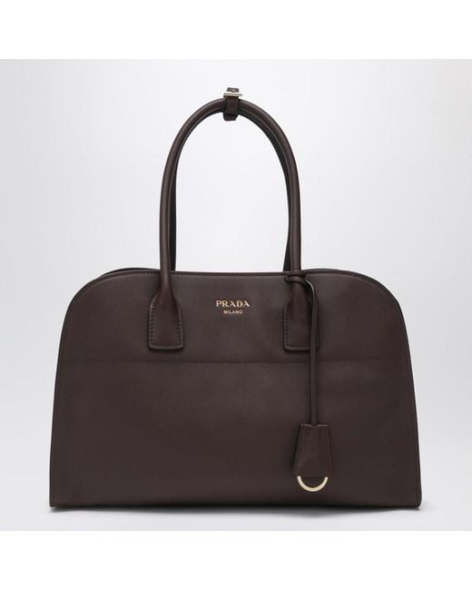 Prada Black Large Shopping Bag In Radica Colour