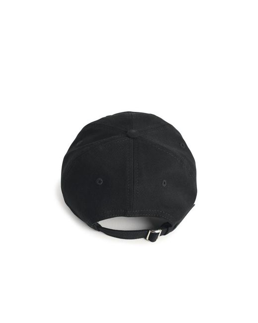 Amiri Black Cotton Cap for men