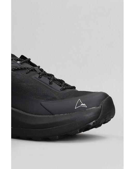 Roa Black Sella Sneakers for men