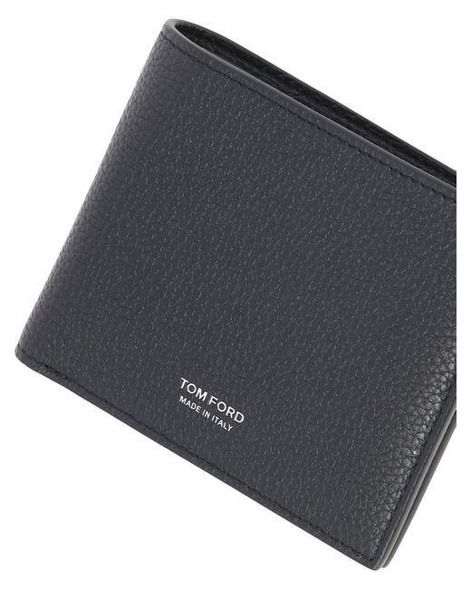 Tom Ford Black Wallet With Logo for men