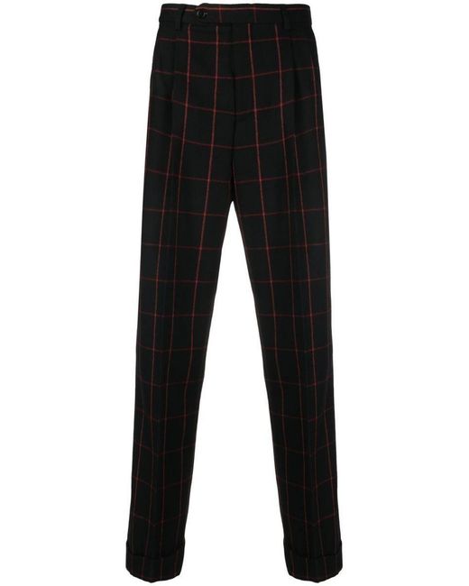 Gucci Womens Cropped Plaid Pants In Red  ModeSens  Pants for women Plaid  pants Pants