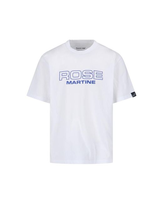 Martine Rose White Classic T-Shirt for men