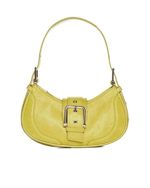 OSOI Yellow 'Hobo Brocle' Shoulder Bag