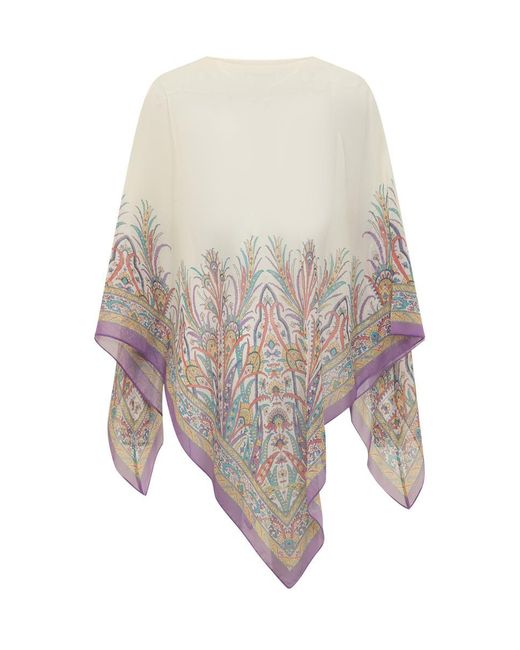 Etro White Costume Cover With Print