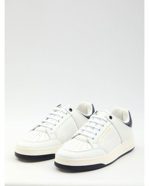 Saint Laurent White Sl/61 Sneakers for men