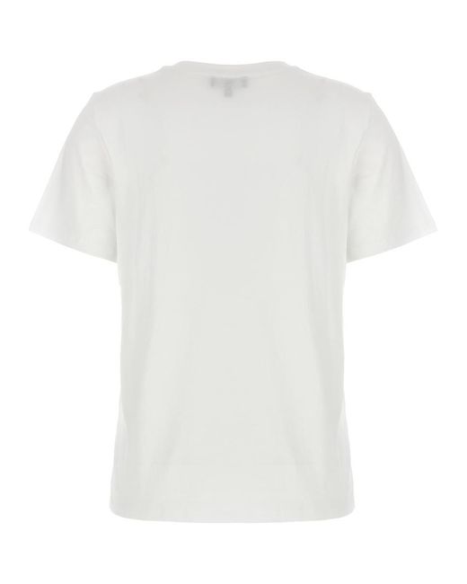 Theory White Basic T-Shirt