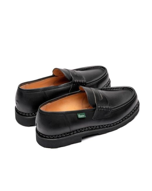 Paraboot Black Moccasin for men