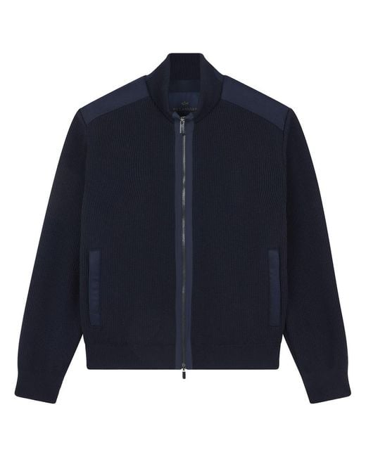 Paul & Shark Blue Full Zip Jersey for men