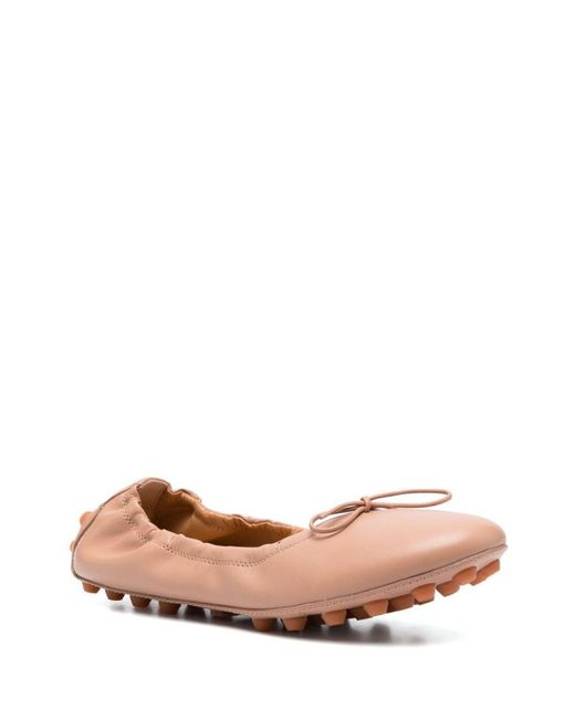 Tod's Pink Ballerina Bubble Shoes