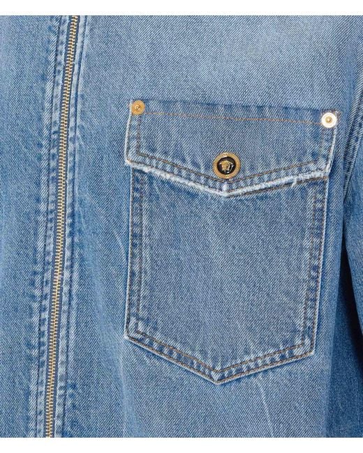 Versace Blue Shirts for men