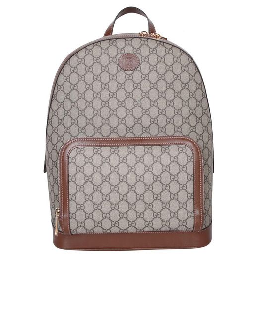Gucci Gray Backpacks for men