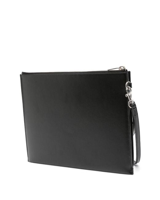 Saint Laurent Black Ipad Case With Logo for men