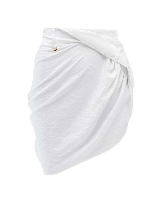 Jacquemus White Mini Skirts