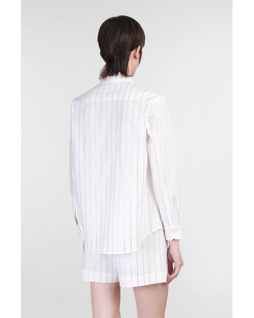 Mc2 Saint Barth White Meredith Shirt