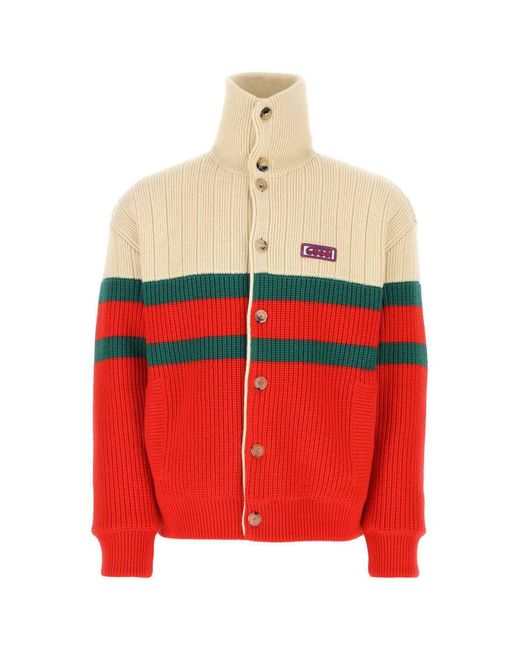 Gucci Red Knitwear for men