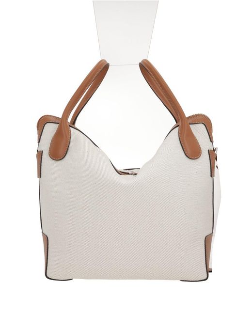 Tod's Gray Di Bag Swing Medium Tote