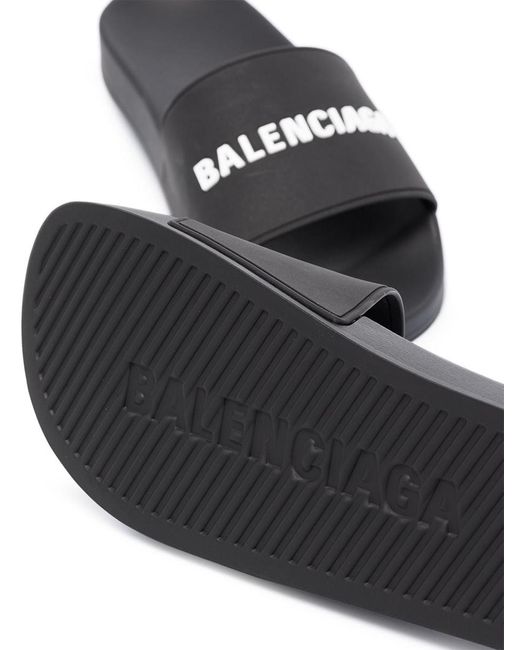 Balenciaga White Slide Sandal Pool for men