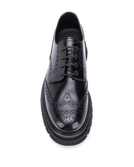 Prada Punch Hole-detailing Ridge-sole 