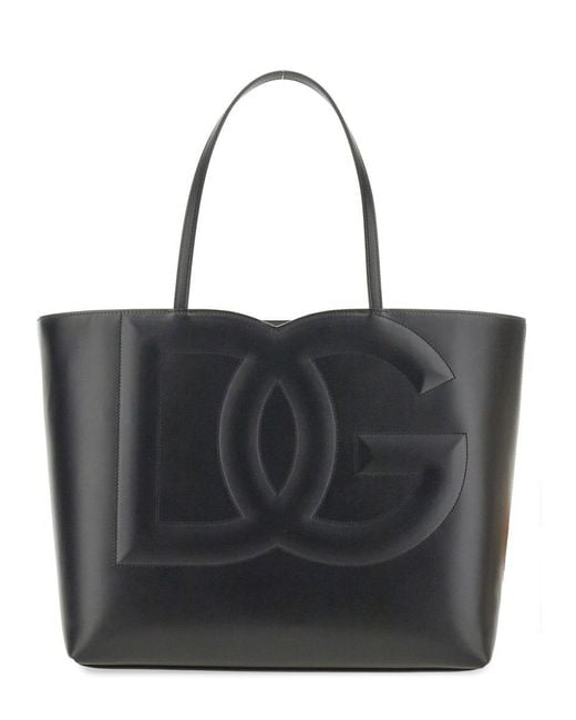 Dolce & Gabbana Black Medium Shopping Bag