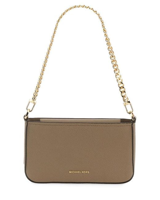 Michael Kors Gray "Bryant Small" Convertible Clutch Bag