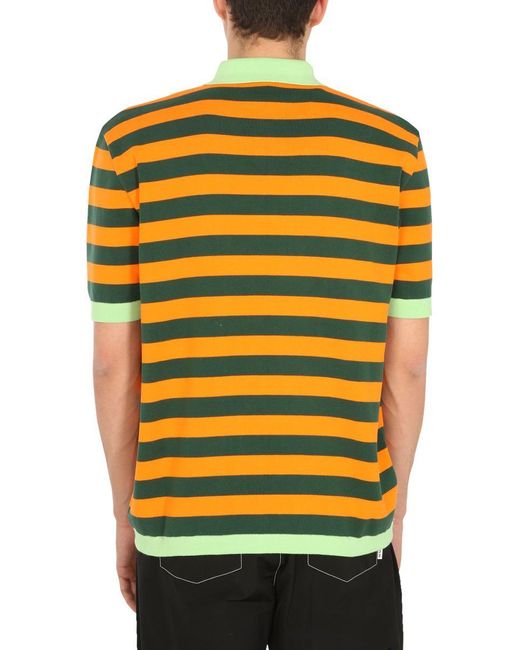 Sunnei Yellow Knitted Polo for men