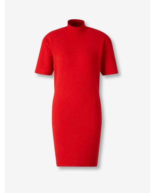 Jacquemus Red Knit Dress Castagna