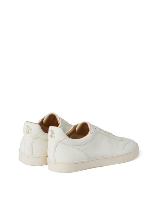 Brunello Cucinelli White Sneakers Shoes for men