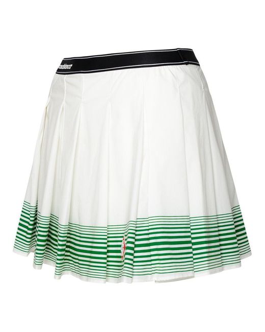 Casablancabrand Green Polyamide Blend Miniskirt