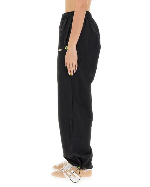 Barrow Black Jogging Pants With Logo Unisex