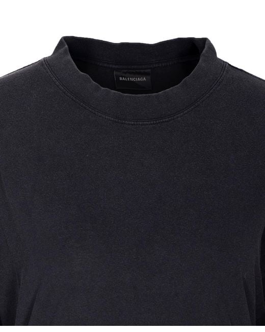 Balenciaga Blue T-Shirts And Polos