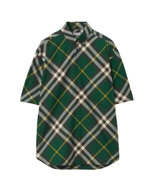 Burberry Green Shirts for men