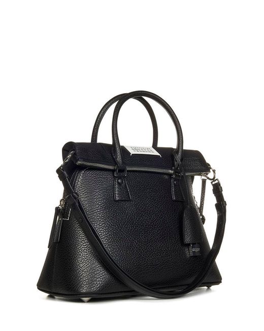 Maison Margiela Black 5Ac Classique Midi Shoulder Bag